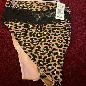 BLAKE & CO.  3-PACK INSERT THONG - Leopard, Blush, Black Size 2X
